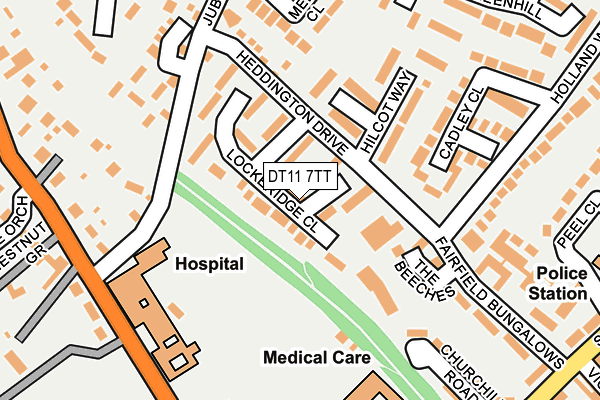 DT11 7TT map - OS OpenMap – Local (Ordnance Survey) DT11 7TT map - OS OpenMap – Local (Ordnance Survey)