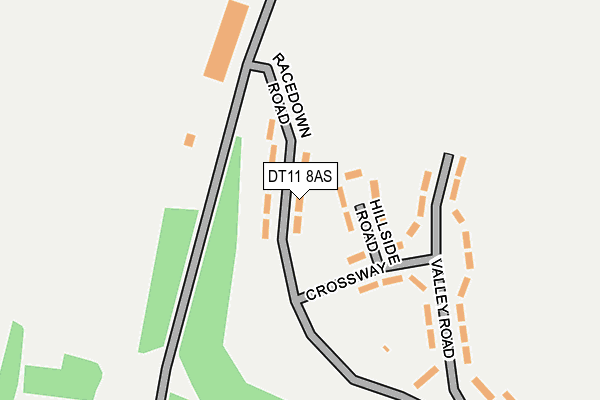 DT11 8AS map - OS OpenMap – Local (Ordnance Survey) DT11 8AS map - OS OpenMap – Local (Ordnance Survey)