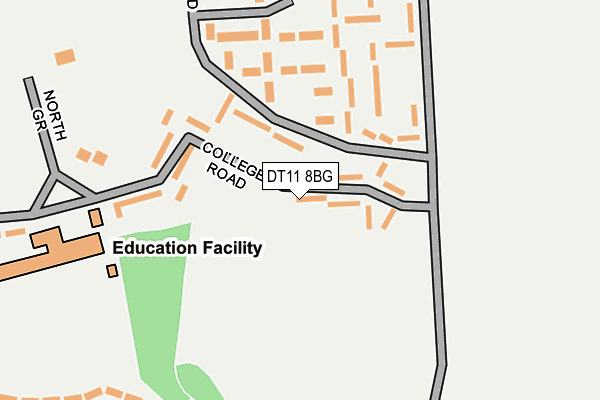 DT11 8BG map - OS OpenMap – Local (Ordnance Survey) DT11 8BG map - OS OpenMap – Local (Ordnance Survey)