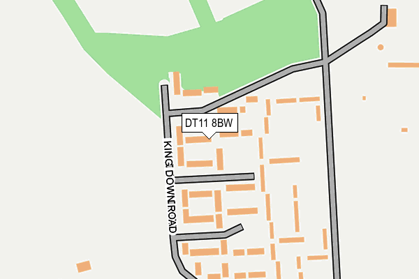 DT11 8BW map - OS OpenMap – Local (Ordnance Survey) DT11 8BW map - OS OpenMap – Local (Ordnance Survey)