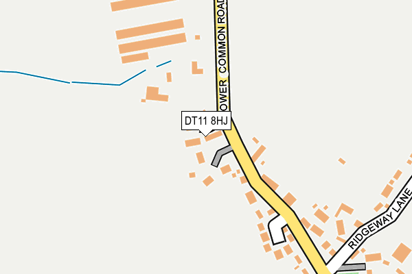 DT11 8HJ map - OS OpenMap – Local (Ordnance Survey) DT11 8HJ map - OS OpenMap – Local (Ordnance Survey)