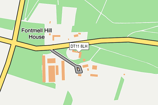 DT11 8LH map - OS OpenMap – Local (Ordnance Survey) DT11 8LH map - OS OpenMap – Local (Ordnance Survey)