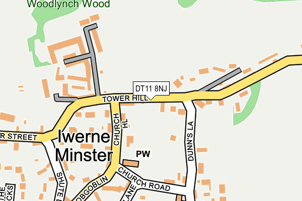 DT11 8NJ map - OS OpenMap – Local (Ordnance Survey) DT11 8NJ map - OS OpenMap – Local (Ordnance Survey)