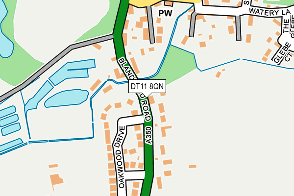 DT11 8QN map - OS OpenMap – Local (Ordnance Survey) DT11 8QN map - OS OpenMap – Local (Ordnance Survey)
