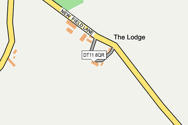 DT11 8QR map - OS OpenMap – Local (Ordnance Survey) DT11 8QR map - OS OpenMap – Local (Ordnance Survey)