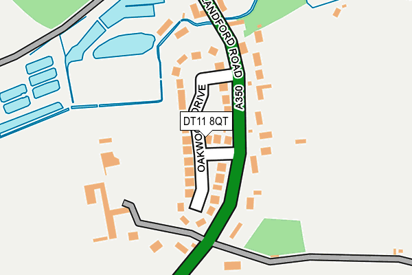 DT11 8QT map - OS OpenMap – Local (Ordnance Survey) DT11 8QT map - OS OpenMap – Local (Ordnance Survey)