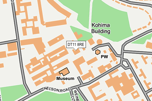 DT11 8RE map - OS OpenMap – Local (Ordnance Survey) DT11 8RE map - OS OpenMap – Local (Ordnance Survey)