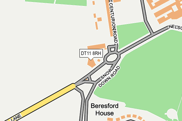 DT11 8RH map - OS OpenMap – Local (Ordnance Survey) DT11 8RH map - OS OpenMap – Local (Ordnance Survey)