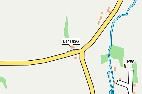 DT11 8SQ map - OS OpenMap – Local (Ordnance Survey) DT11 8SQ map - OS OpenMap – Local (Ordnance Survey)