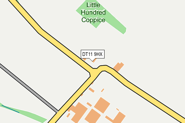 DT11 9HX map - OS OpenMap – Local (Ordnance Survey) DT11 9HX map - OS OpenMap – Local (Ordnance Survey)