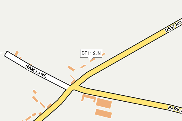 DT11 9JN map - OS OpenMap – Local (Ordnance Survey) DT11 9JN map - OS OpenMap – Local (Ordnance Survey)
