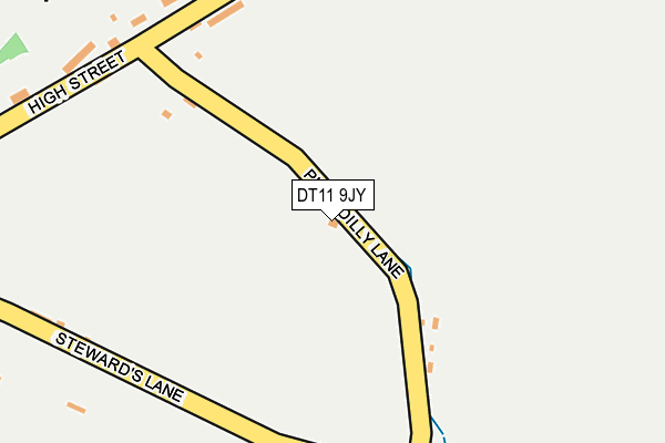 DT11 9JY map - OS OpenMap – Local (Ordnance Survey) DT11 9JY map - OS OpenMap – Local (Ordnance Survey)