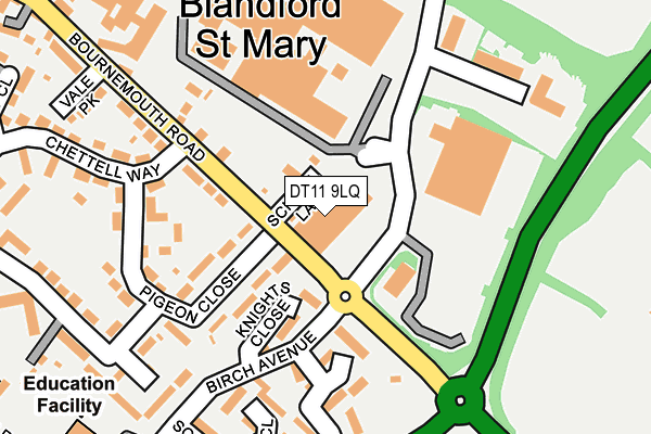 DT11 9LQ map - OS OpenMap – Local (Ordnance Survey) DT11 9LQ map - OS OpenMap – Local (Ordnance Survey)
