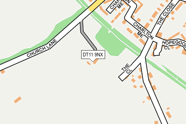 DT11 9NX map - OS OpenMap – Local (Ordnance Survey) DT11 9NX map - OS OpenMap – Local (Ordnance Survey)