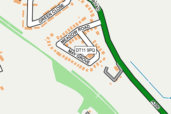 DT11 9PQ map - OS OpenMap – Local (Ordnance Survey) DT11 9PQ map - OS OpenMap – Local (Ordnance Survey)