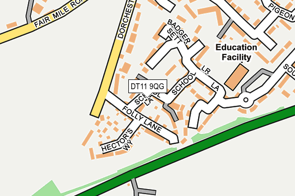 DT11 9QG map - OS OpenMap – Local (Ordnance Survey) DT11 9QG map - OS OpenMap – Local (Ordnance Survey)