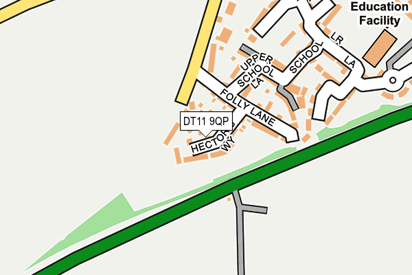 DT11 9QP map - OS OpenMap – Local (Ordnance Survey) DT11 9QP map - OS OpenMap – Local (Ordnance Survey)
