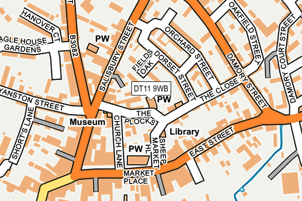 DT11 9WB map - OS OpenMap – Local (Ordnance Survey) DT11 9WB map - OS OpenMap – Local (Ordnance Survey)