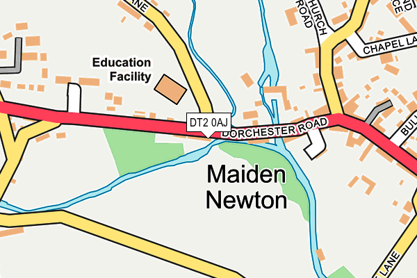 DT2 0AJ map - OS OpenMap – Local (Ordnance Survey) DT2 0AJ map - OS OpenMap – Local (Ordnance Survey)