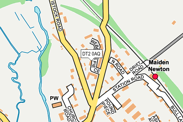 DT2 0AQ map - OS OpenMap – Local (Ordnance Survey) DT2 0AQ map - OS OpenMap – Local (Ordnance Survey)