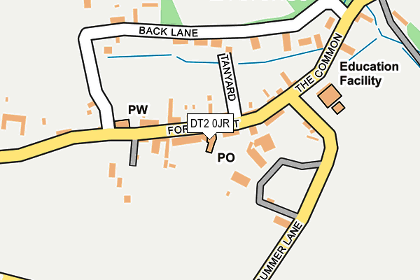 DT2 0JR map - OS OpenMap – Local (Ordnance Survey) DT2 0JR map - OS OpenMap – Local (Ordnance Survey)