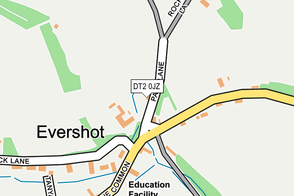 DT2 0JZ map - OS OpenMap – Local (Ordnance Survey)