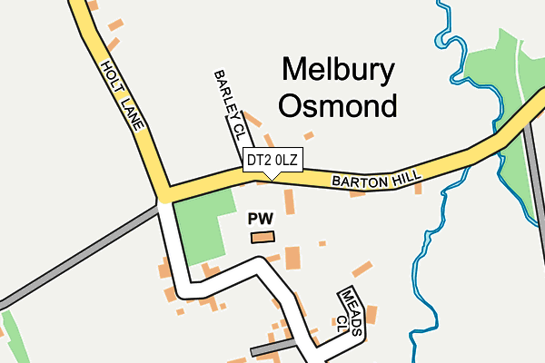 DT2 0LZ map - OS OpenMap – Local (Ordnance Survey) DT2 0LZ map - OS OpenMap – Local (Ordnance Survey)