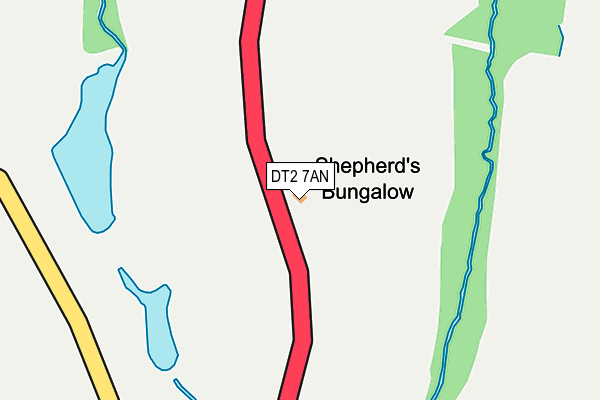 DT2 7AN map - OS OpenMap – Local (Ordnance Survey) DT2 7AN map - OS OpenMap – Local (Ordnance Survey)