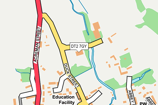 DT2 7GY map - OS OpenMap – Local (Ordnance Survey) DT2 7GY map - OS OpenMap – Local (Ordnance Survey)