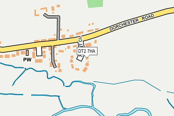 DT2 7HA map - OS OpenMap – Local (Ordnance Survey) DT2 7HA map - OS OpenMap – Local (Ordnance Survey)
