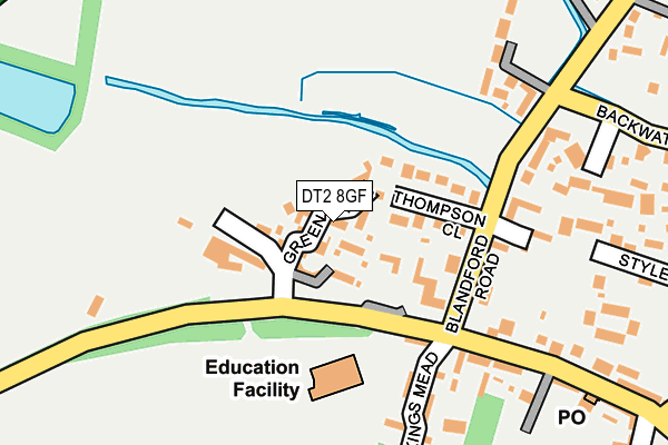 DT2 8GF map - OS OpenMap – Local (Ordnance Survey) DT2 8GF map - OS OpenMap – Local (Ordnance Survey)