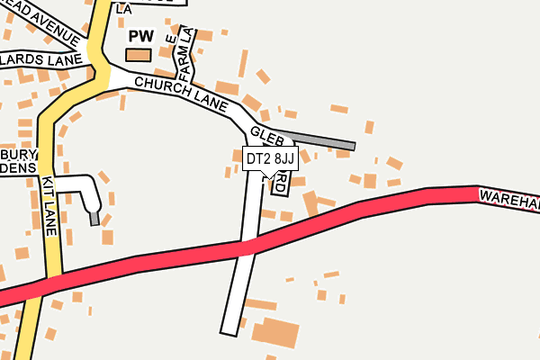 DT2 8JJ map - OS OpenMap – Local (Ordnance Survey) DT2 8JJ map - OS OpenMap – Local (Ordnance Survey)