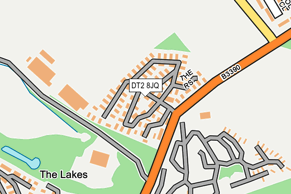 DT2 8JQ map - OS OpenMap – Local (Ordnance Survey) DT2 8JQ map - OS OpenMap – Local (Ordnance Survey)