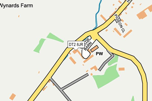 DT2 8JR map - OS OpenMap – Local (Ordnance Survey) DT2 8JR map - OS OpenMap – Local (Ordnance Survey)