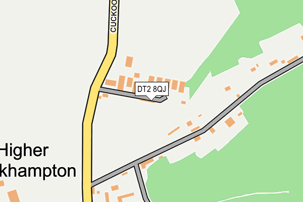 DT2 8QJ map - OS OpenMap – Local (Ordnance Survey) DT2 8QJ map - OS OpenMap – Local (Ordnance Survey)