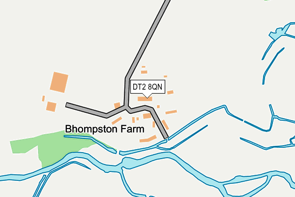 DT2 8QN map - OS OpenMap – Local (Ordnance Survey)