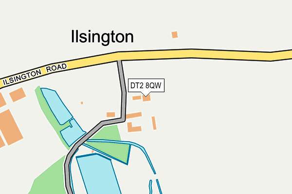 DT2 8QW map - OS OpenMap – Local (Ordnance Survey) DT2 8QW map - OS OpenMap – Local (Ordnance Survey)
