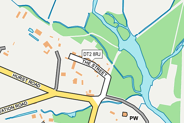 DT2 8RJ map - OS OpenMap – Local (Ordnance Survey) DT2 8RJ map - OS OpenMap – Local (Ordnance Survey)