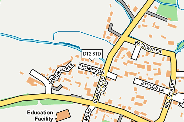 DT2 8TD map - OS OpenMap – Local (Ordnance Survey) DT2 8TD map - OS OpenMap – Local (Ordnance Survey)