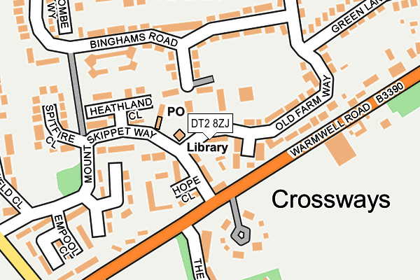 DT2 8ZJ map - OS OpenMap – Local (Ordnance Survey) DT2 8ZJ map - OS OpenMap – Local (Ordnance Survey)
