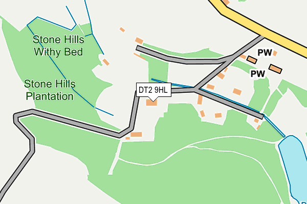 DT2 9HL map - OS OpenMap – Local (Ordnance Survey) DT2 9HL map - OS OpenMap – Local (Ordnance Survey)