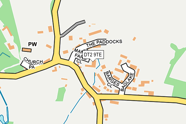 DT2 9TE map - OS OpenMap – Local (Ordnance Survey) DT2 9TE map - OS OpenMap – Local (Ordnance Survey)
