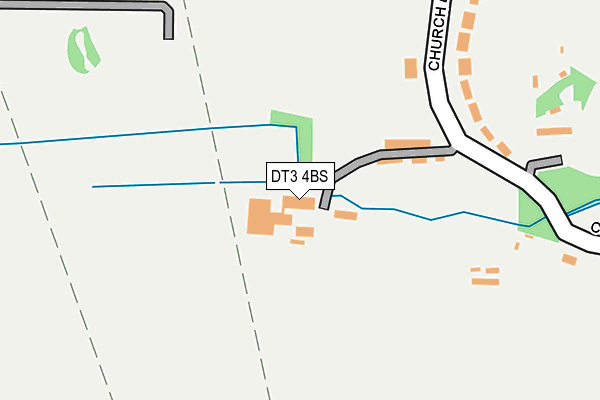 DT3 4BS map - OS OpenMap – Local (Ordnance Survey) DT3 4BS map - OS OpenMap – Local (Ordnance Survey)