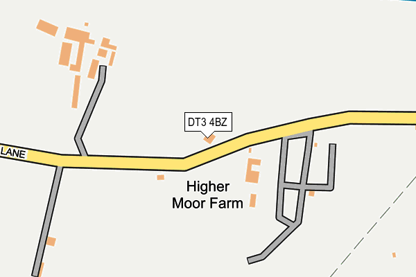 DT3 4BZ map - OS OpenMap – Local (Ordnance Survey) DT3 4BZ map - OS OpenMap – Local (Ordnance Survey)