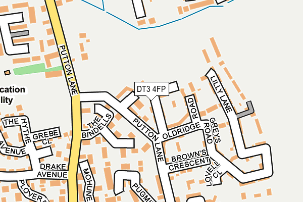 DT3 4FP map - OS OpenMap – Local (Ordnance Survey) DT3 4FP map - OS OpenMap – Local (Ordnance Survey)