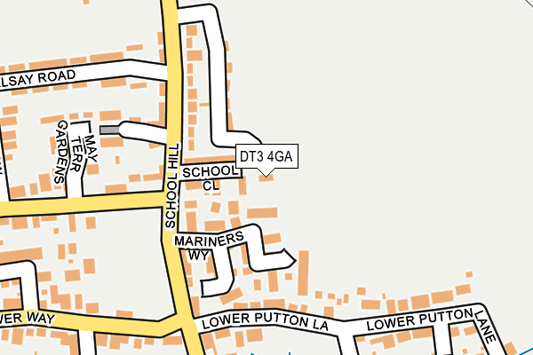 DT3 4GA map - OS OpenMap – Local (Ordnance Survey) DT3 4GA map - OS OpenMap – Local (Ordnance Survey)