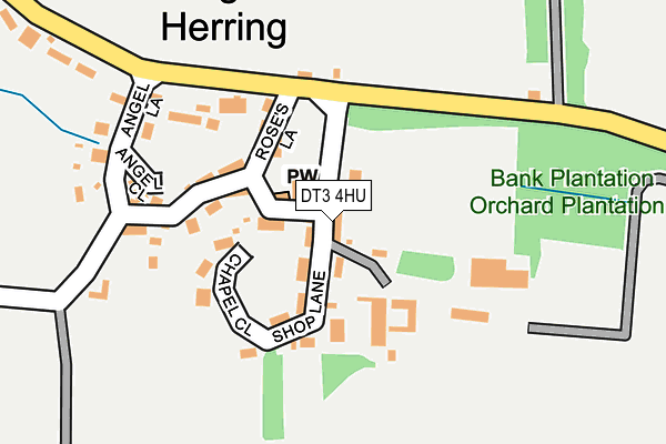 DT3 4HU map - OS OpenMap – Local (Ordnance Survey) DT3 4HU map - OS OpenMap – Local (Ordnance Survey)