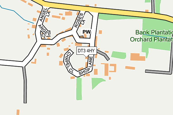 DT3 4HY map - OS OpenMap – Local (Ordnance Survey) DT3 4HY map - OS OpenMap – Local (Ordnance Survey)