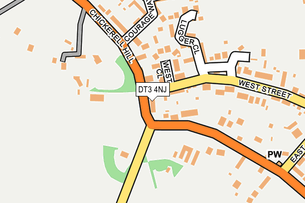 DT3 4NJ map - OS OpenMap – Local (Ordnance Survey) DT3 4NJ map - OS OpenMap – Local (Ordnance Survey)