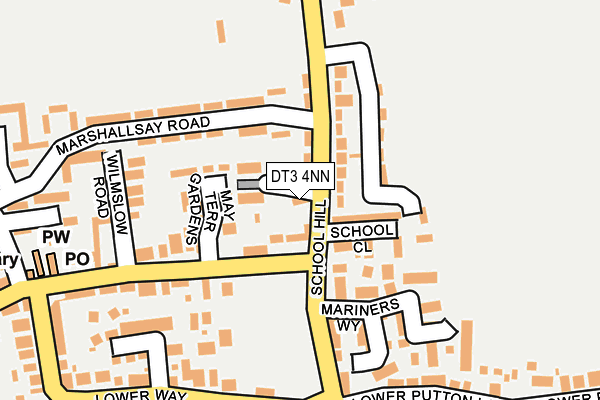 DT3 4NN map - OS OpenMap – Local (Ordnance Survey) DT3 4NN map - OS OpenMap – Local (Ordnance Survey)
